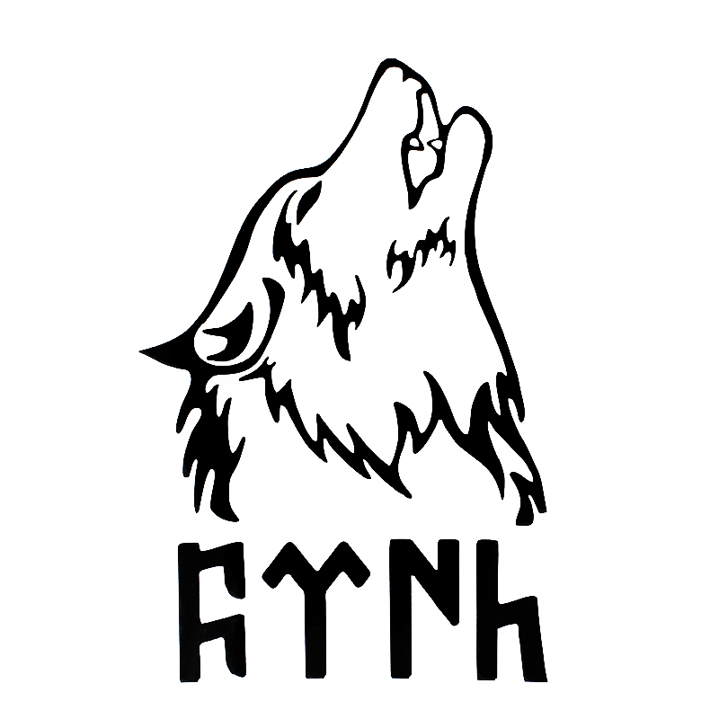 EY-067 Howling wolf and word g - огляд і ціна Car Accessories Malaysia