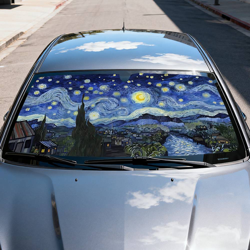 Starry Night V-Van G-Gogh Car  - огляд і ціна Car Accessories Window