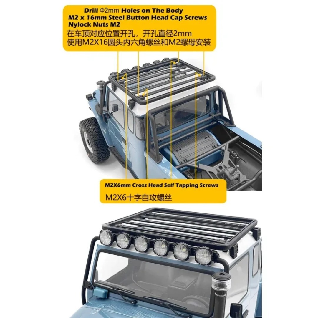Custom Roll Cage Luggage Rack  - огляд і ціна Car Accessories Roof Rack