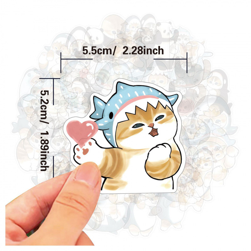 Mofusand Cute Stickers for  Fu - огляд і ціна Car Accessories Nz