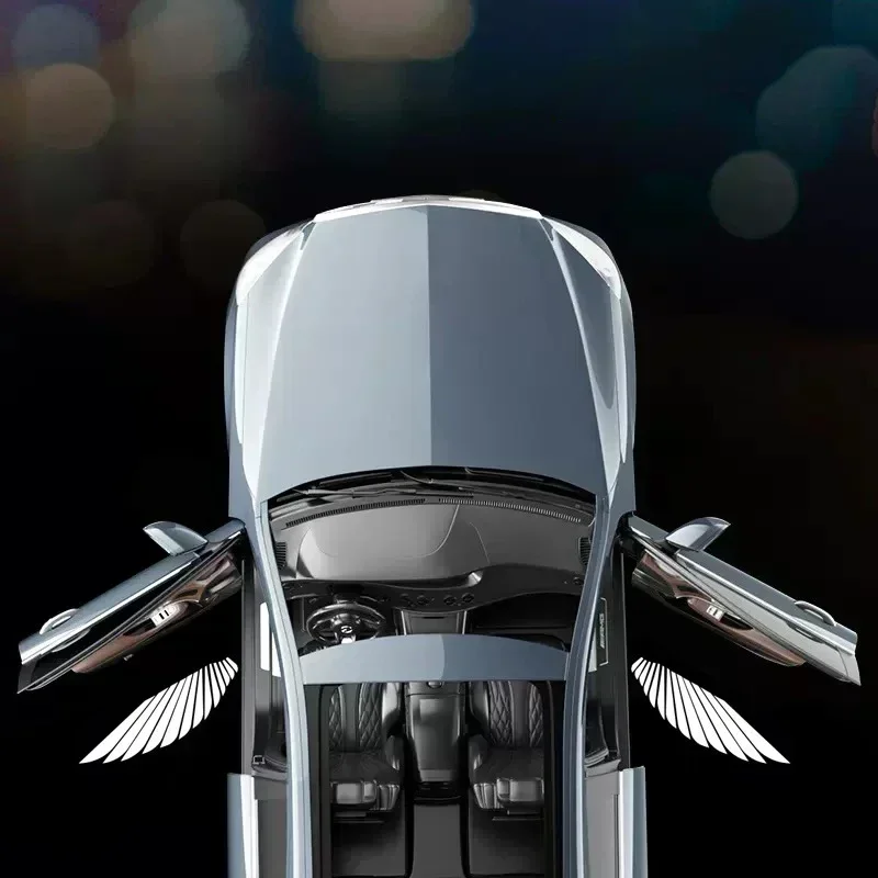 2Pcs/4Pcs Car Angel Wings Wire - огляд і ціна Car Accessories Logo