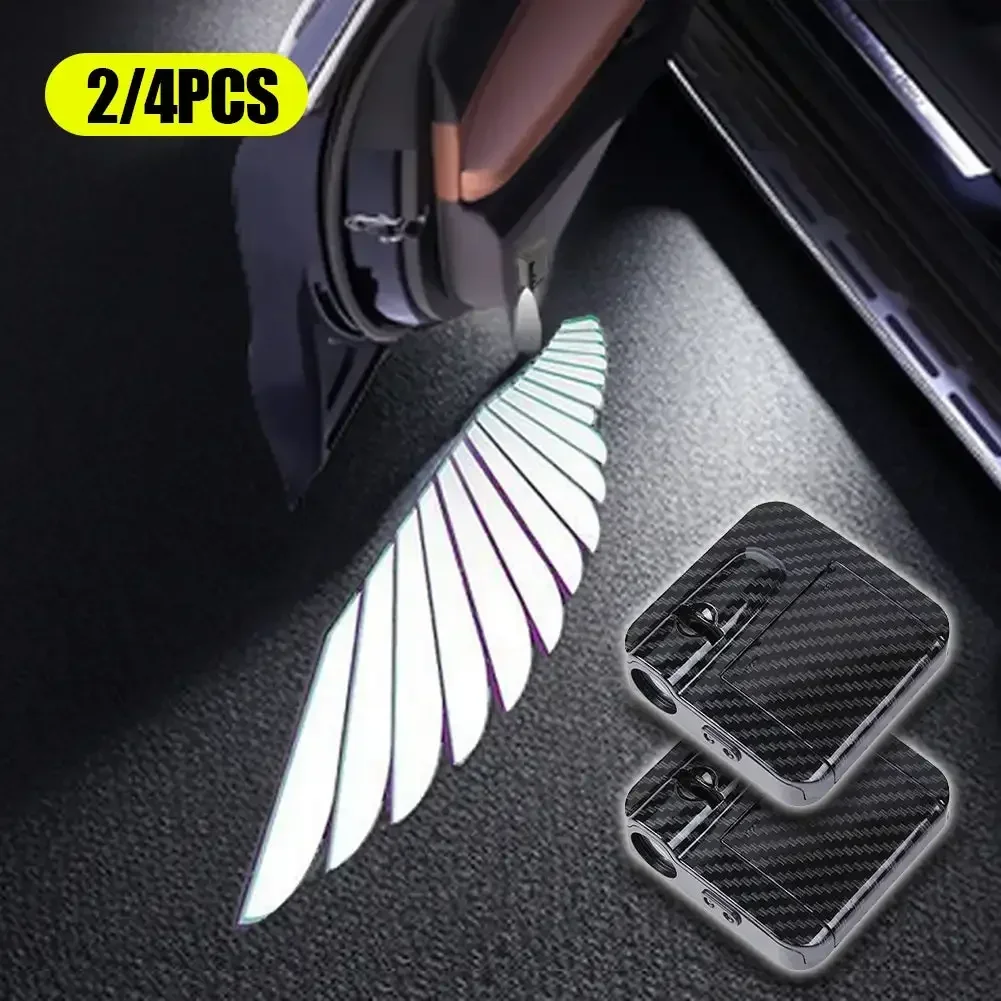 2Pcs/4Pcs Car Angel Wings Wire - огляд і ціна Car Accessories Logo