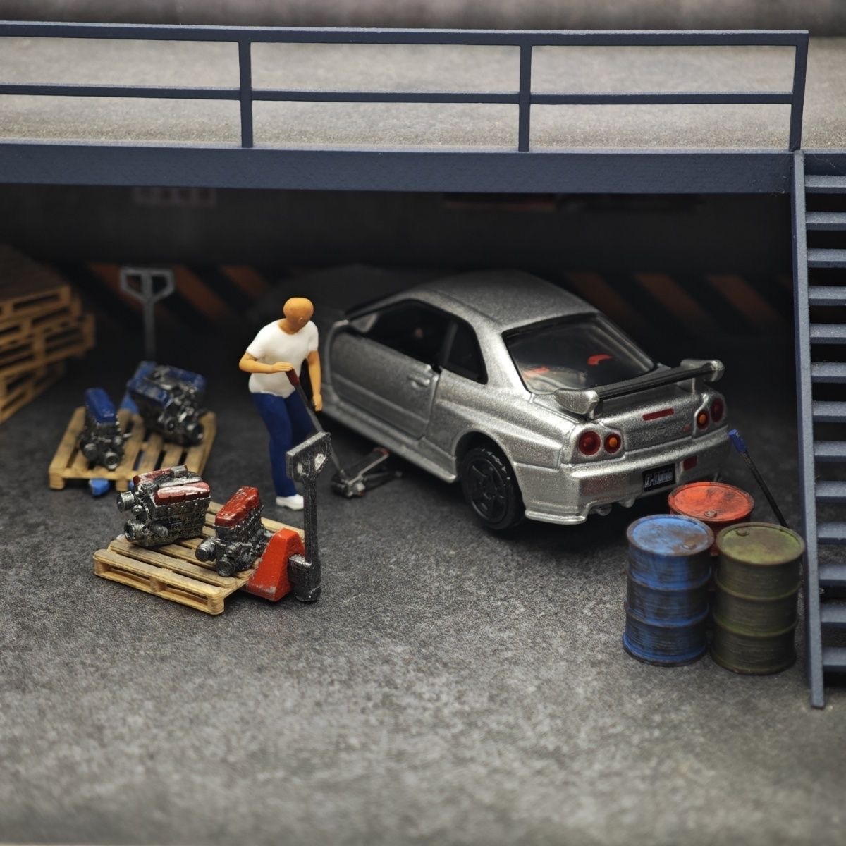 1:64 Car Model Repair Shop Sce - огляд і ціна Car Accessories Shop