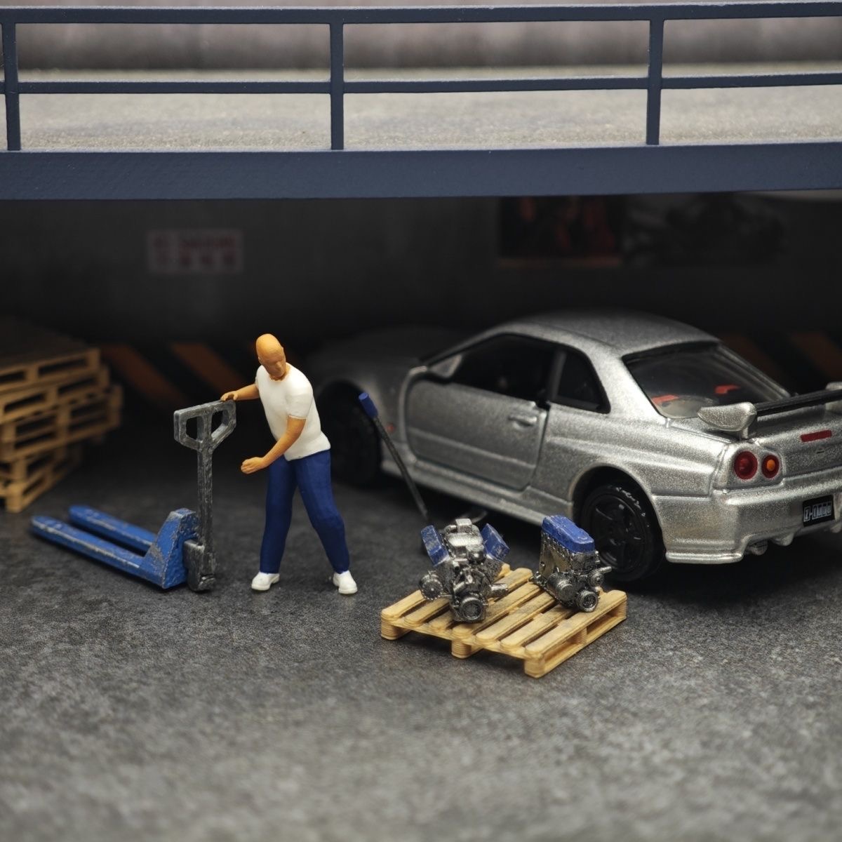 1:64 Car Model Repair Shop Sce - огляд і ціна Car Accessories Shop