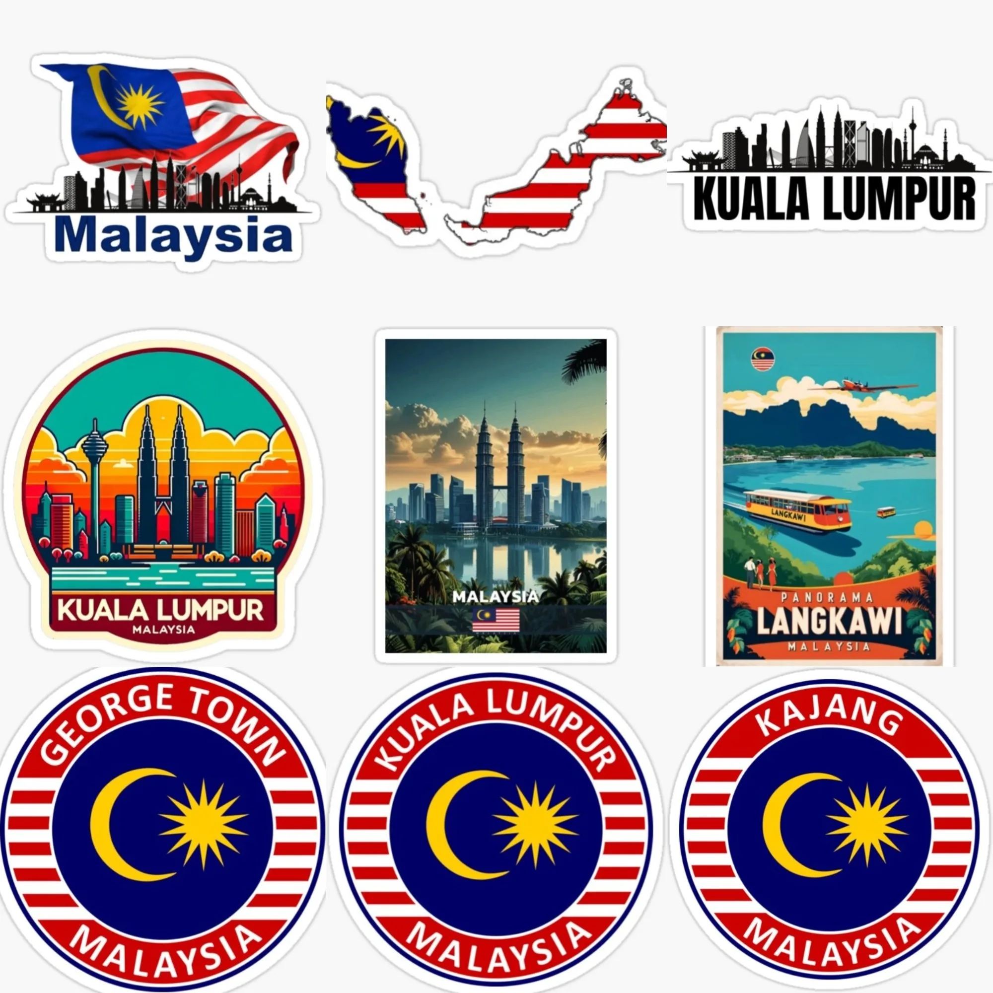 Malaysia Flag Map Emblem Scene - огляд і ціна Car Accessories Malaysia