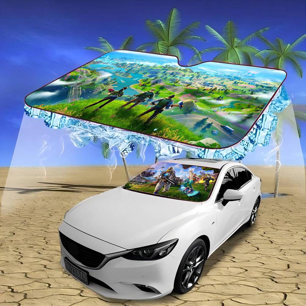Cartoon Game F-FortniteS Car W - огляд і ціна Car Accessories Window