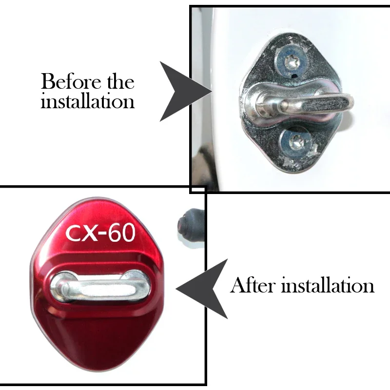 CX‑60 Logo Car Door Lock Latch - огляд і ціна Car Accessories Logo