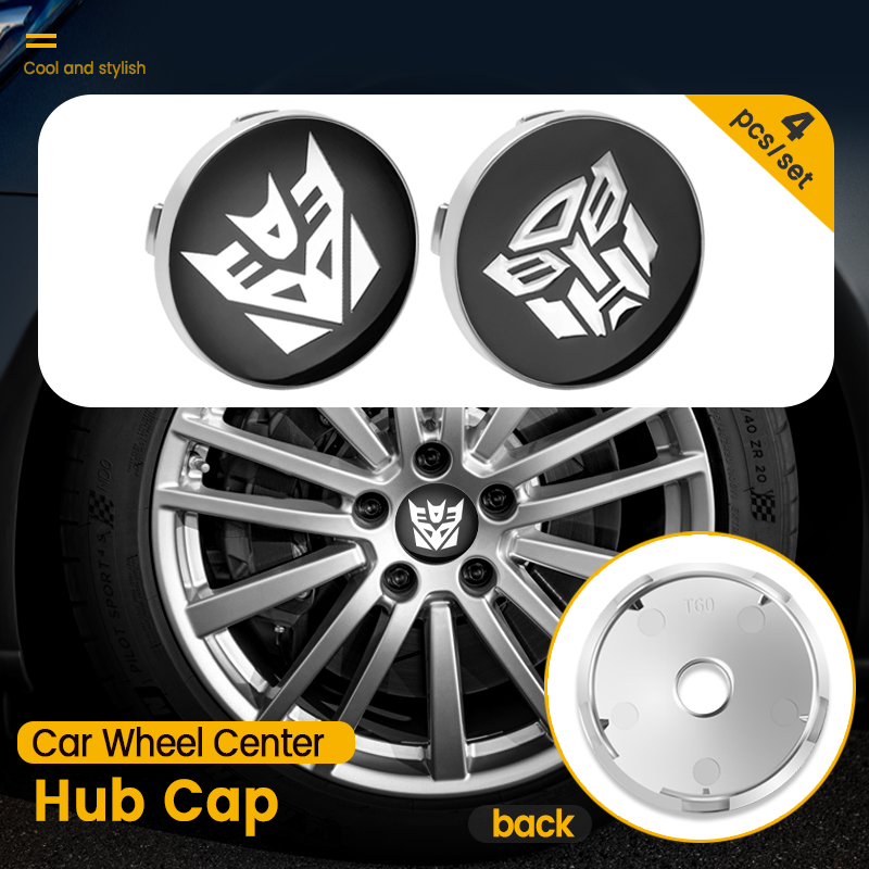 4pcs 60mm Transformers Logo Em - огляд і ціна Car Accessories Logo