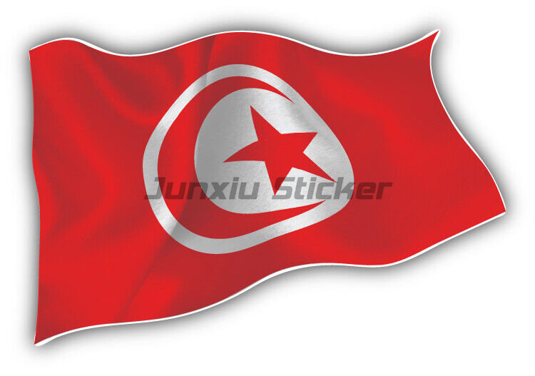 Tunisia National Flag Sticker  - огляд і ціна Car Accessories Malaysia